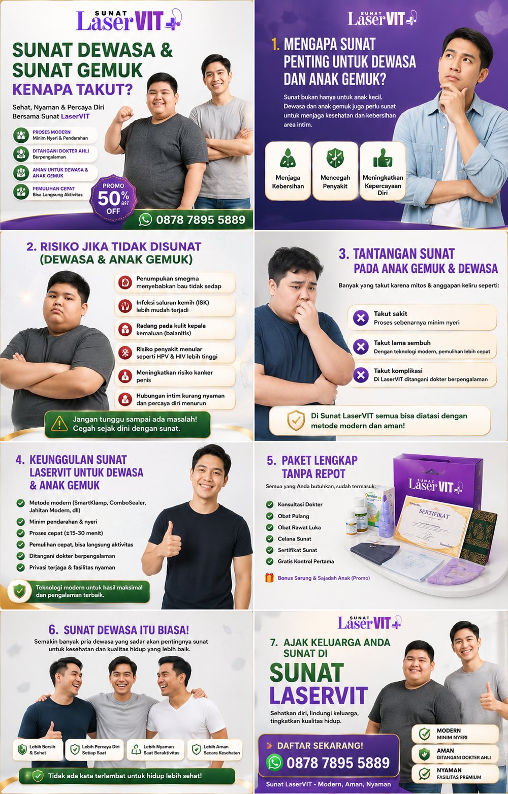 Sunat dewasa & gemuk, kenapa takut?